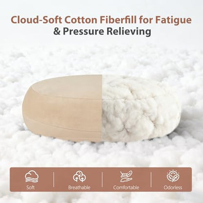 Car Headrest and Lumbar Support Pillow for Car Office Chair