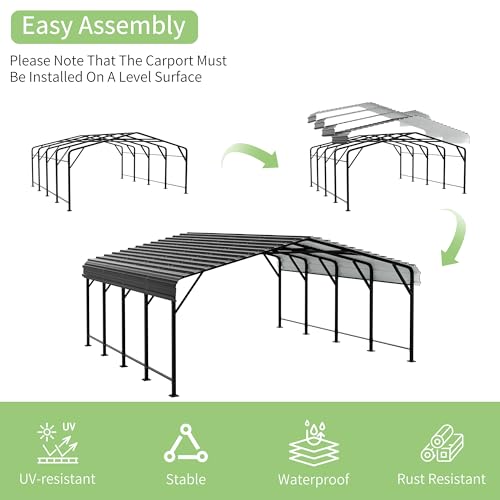 20x20 FT Metal Carport
