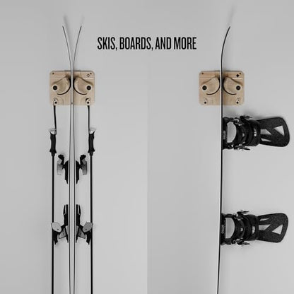 Ultimate Wall Storage Rack for Skis and Snowboards
