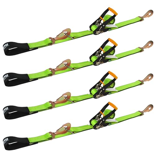 Axle Tie Down Straps 2" x 114" 4 (4 Count)