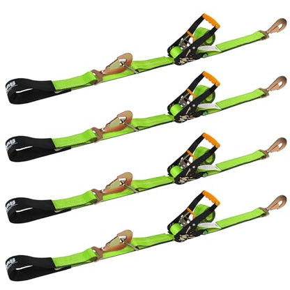 Axle Tie Down Straps 2" x 114" 4 (4 Count)
