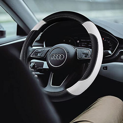 Leather Car Steering Wheel Cover