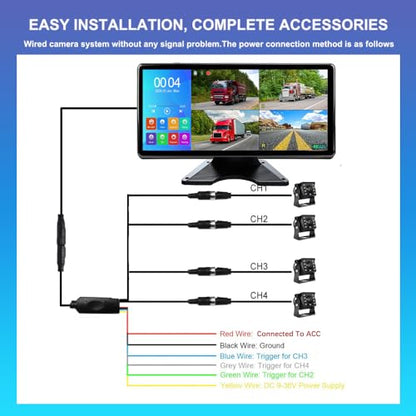 4K RV Backup Camera