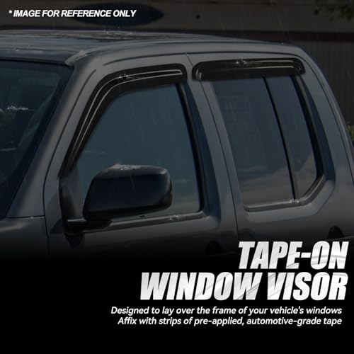 Tape On Window Visors for 2000 (4 Count)