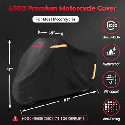 Comnova Motorcycle Cover 81 Inch