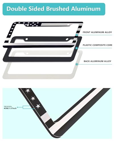 American Flag License Plate Frame