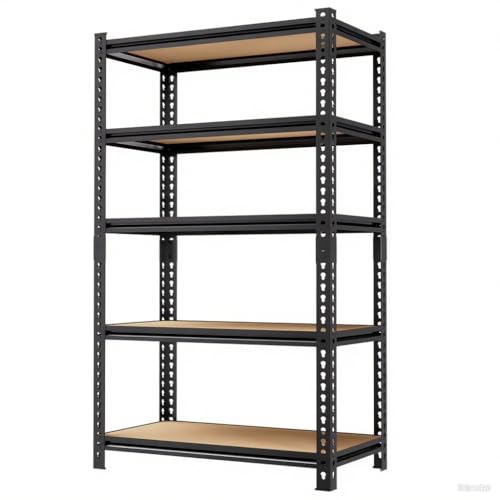 2000LBS Storage Shelves 5 Tier Garage Shelving Heavy Duty