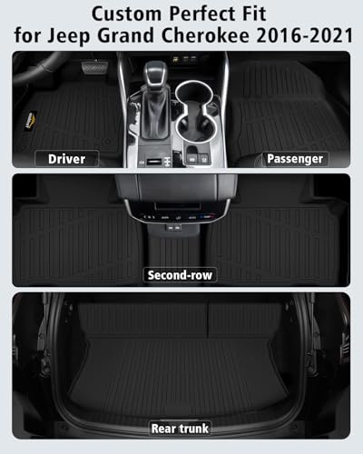 Floor Mats & Cargo Mat for Jeep Grand Cherokee & Dodge Durango 2016