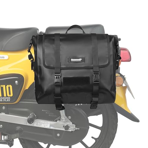 Motorcycle Saddlebag 15L Waterproof Luggage Bag Quick Release Motorcycle Side Bag Fits Most Adventure and Sports Bike Motor Racks