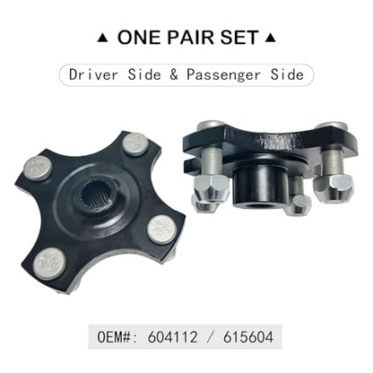 Rear Wheel Hub Flange Plate with Nuts Fit for 2008