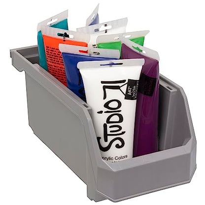 Medium Stackable Plastic Storage Bins