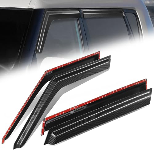 4PCS Tape On Window Visors for 2010 (4 Count)