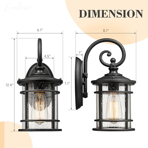 Modern Porch Lights 2 Pack (2 Count)