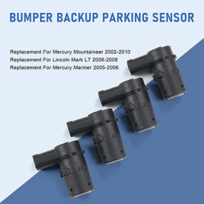 New Set of 4 Pcs Bumper Backup Parking Sensor Replacement for 4F23 (4 Count)