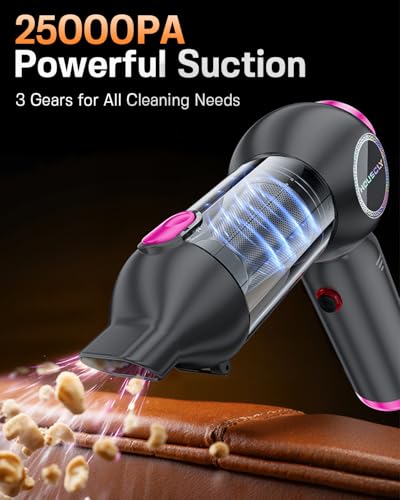 Car Vacuum Cordless Mini Handhled 4