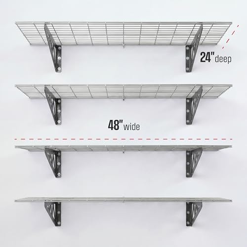 Steel Garage Wall Shelves 4 (4 Count)