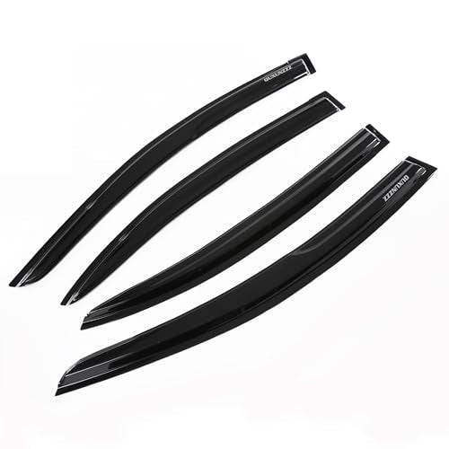 Outside Mount Window Visors Rain Guards for Honda Civic 4Dr Sedan 2012 (4 Count)