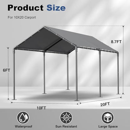 10 x 20ft Heavy Duty Carport
