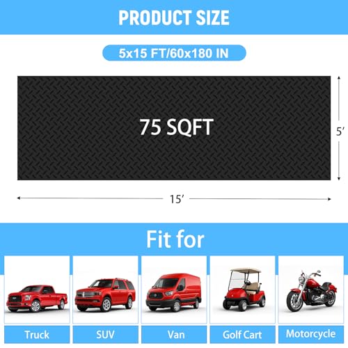 5x15 FT Garage Floor Mat