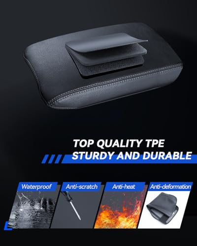 Armrest Cover for 2020 2021 2022 2023 2024 2025 Nissan Sentra Accessories Center Console Middle Lid Pad Protector for Car Elbow Rest