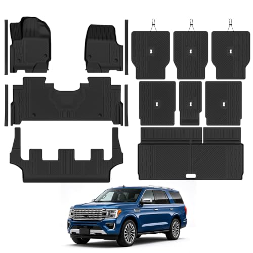Custom Fit Floor Mats for Ford Expedition 8 Seats 2025