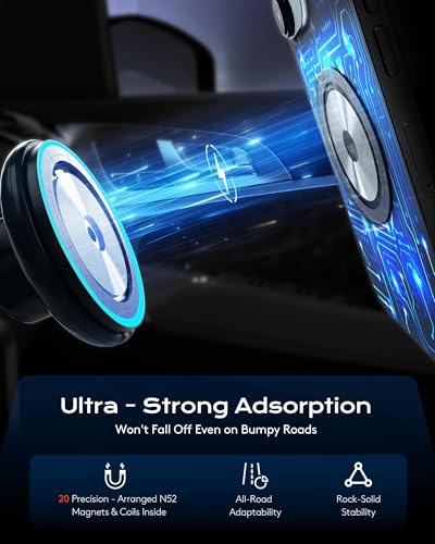 Magnetic Cup Phone Holder Car Wireless Charger for MagSafe