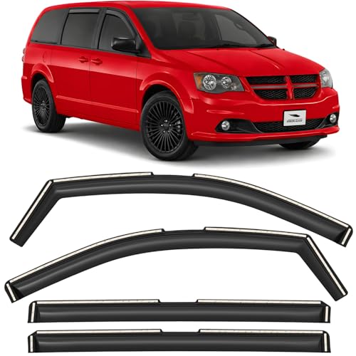 in Channel Extra Durable Rain Guards for Dodge Grand Caravan 2008