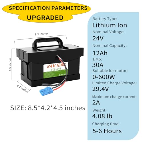 24V 12Ah Battery Replacement for Ride On Cars
