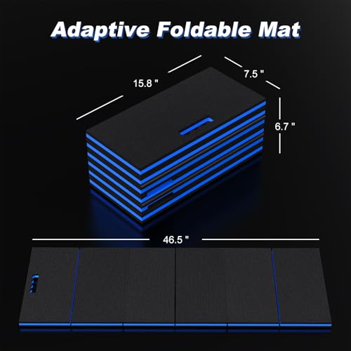 Thick Mechanic Mat Foldable EVA Kneeling Pad with Magnetic Tool Slot
