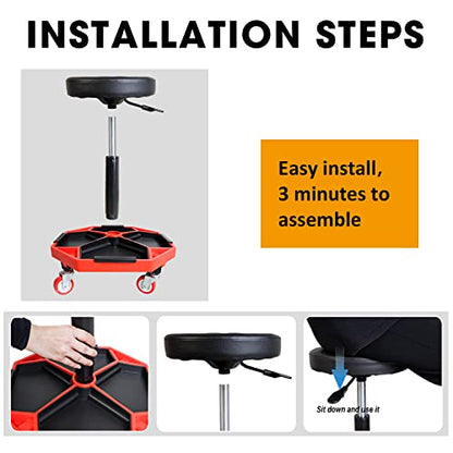 ATRXF8308B Pneumatic Mechanic Stool