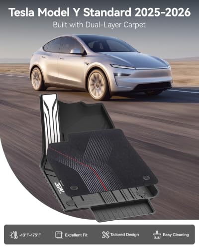 9PCS Floor Mats for Tesla New Model Y 2025
