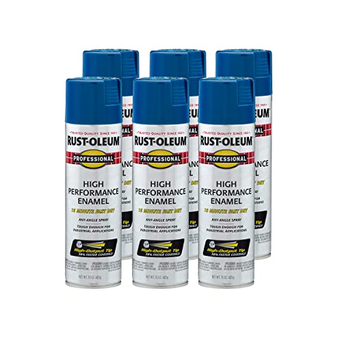 Professional High Performance Gloss Royal Blue Spray Paint (6 Count)