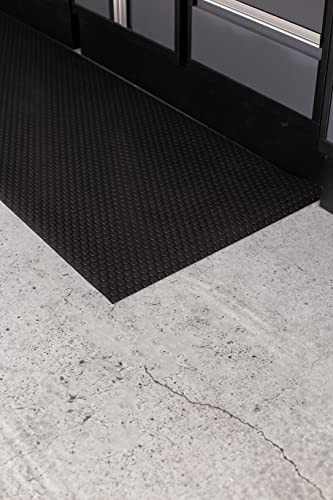 Performance Vinyl Garage Runner Small Coin Pattern