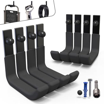 4 Inch Garage Hooks Heavy Duty (8 Count)