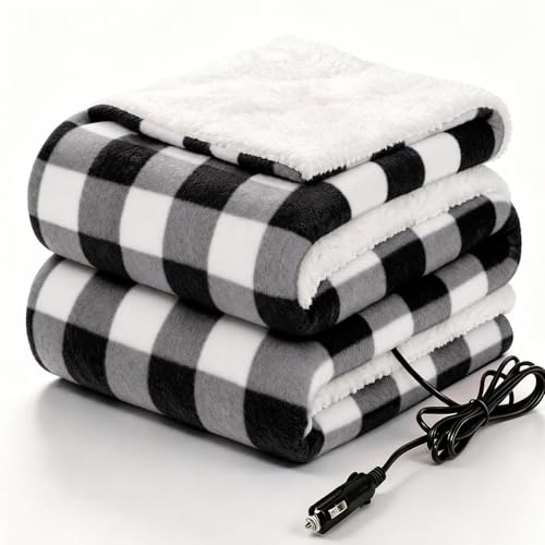 12 Volt Electric Portable Heated Car Blanket