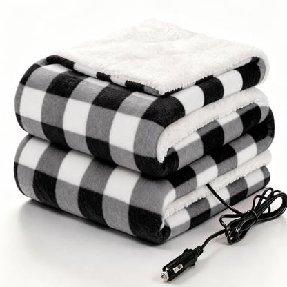 12 Volt Electric Portable Heated Car Blanket