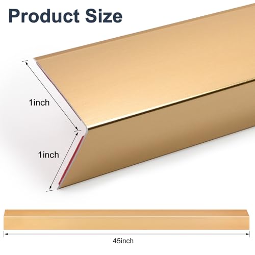 4PCS 45" Aluminum Metal Corner Protectors (4 Count)