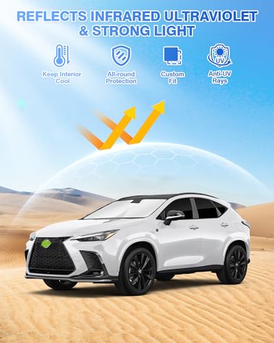 Sunshades for Lexus NX 2022 (8 Count)