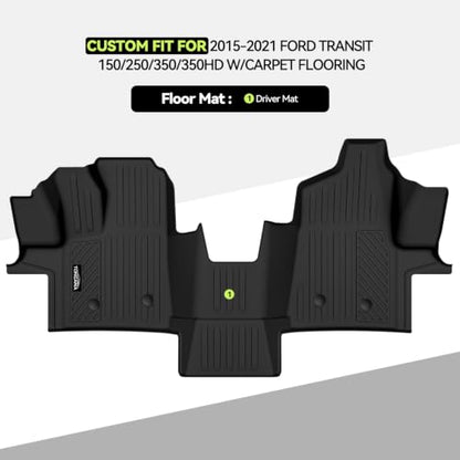 All Weather TPE Floor Mat Set for 2015