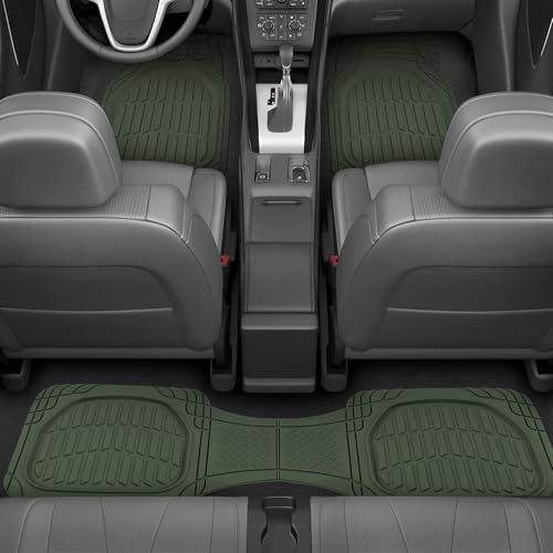 FlexTough LITE Rubber Car Mats Full Set (3 Count)