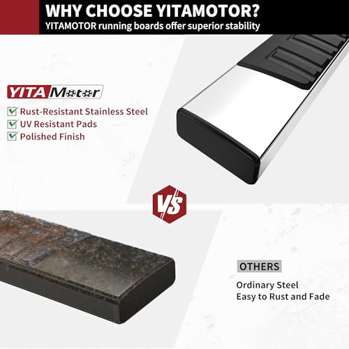 6 inches Running Boards Compatible with 2007