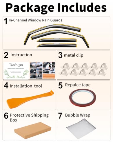 Rain Guards for 2009 (4 Count)