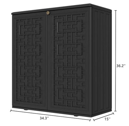 Outdoor Storage Cabinet Waterproof (640 Ounce)