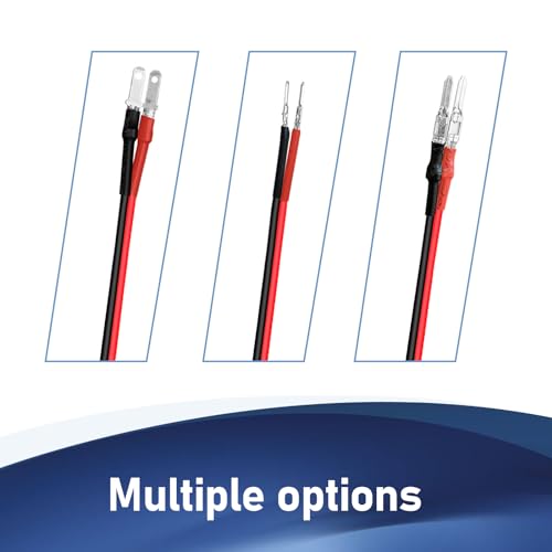 Radar Detector Mount+Rearview Mirror Hard Wire Power Cord kit 16"