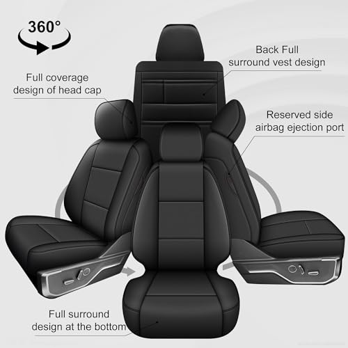 Custom Fit Seat Covers for Ford F150 2015 (2 Count)