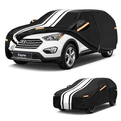 Hyundai Santa Fe Car Cover Waterproof All Weather for Automobiles