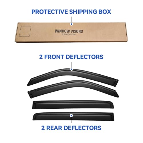 Window Visors Rain Guards for 2009
