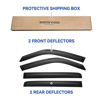 Window Visors Rain Guards for 2009