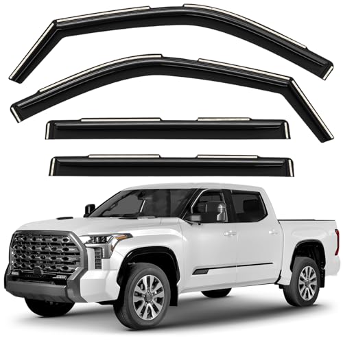 Window Deflectors Smoke Tinted in