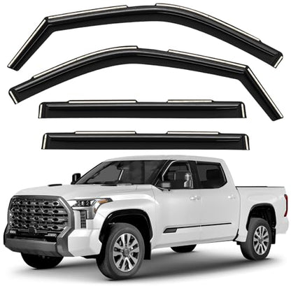 Window Deflectors Smoke Tinted in